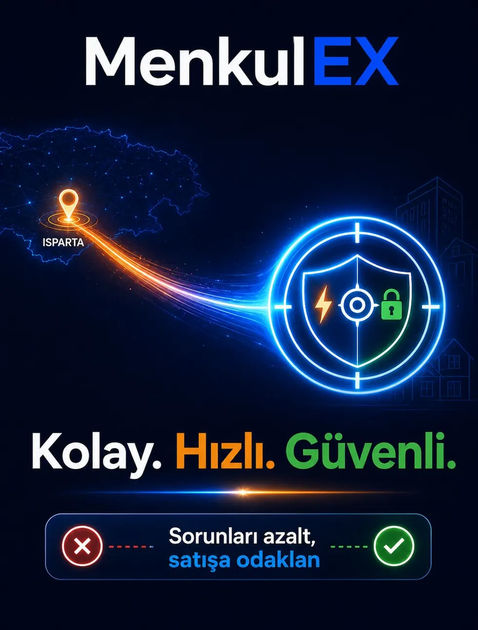 Hızlı, Kolay ve Güvenli Kullanım İçin Az Adım, Net Merkez