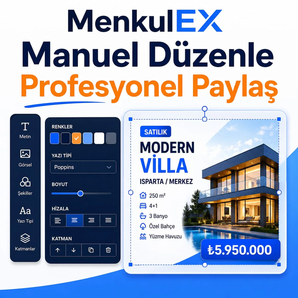 MenkulEX Medya Merkezi sosyal kapak ve portföy sunumu