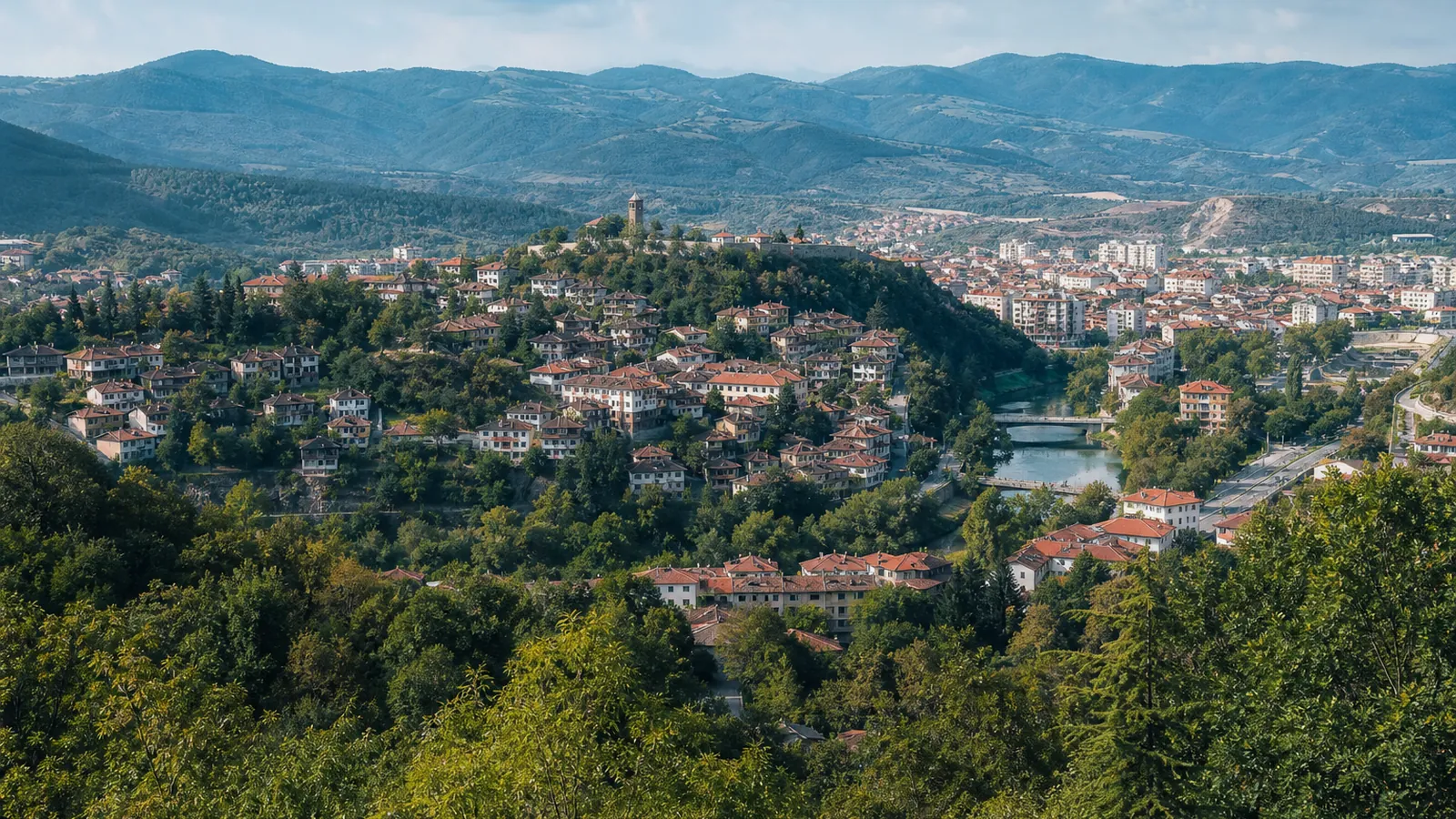 Kastamonu gayrimenkul rehberi için yapay zekâ destekli temsili şehir ve yatırım görseli